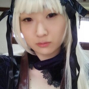 Rating: Safe Score: 0 Tags: 1girl bangs brown_eyes closed_mouth face hair_ornament lips looking_at_viewer photo red_eyes solo suigintou white_hair User: admin
