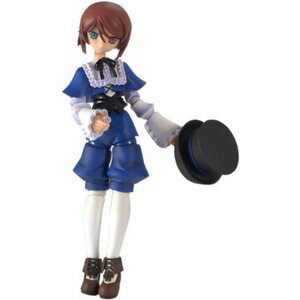 Rating: Safe Score: 0 Tags: 1girl brown_hair capelet doll full_body green_eyes hat hat_removed headwear_removed heterochromia holding_clothes holding_hat long_sleeves ribbon short_hair shorts solo souseiseki standing striped top_hat white_legwear User: admin