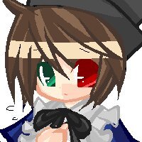 Rating: Explicit Score: 0 Tags: 1girl brown_hair collared_shirt gloves green_eyes hair_between_eyes image long_hair mosaic_censoring pixel_art solo souseiseki white_gloves User: admin