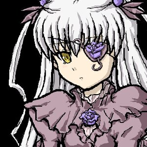 Rating: Safe Score: 0 Tags: 1girl barasuishou dress eyepatch flower frills hair_ornament hair_ribbon image long_hair long_sleeves oekaki purple_flower purple_rose ribbon rose silver_hair solo suigintou two_side_up upper_body yellow_eyes User: admin