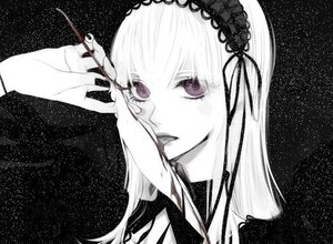 Rating: Safe Score: 0 Tags: 1girl hairband image long_hair looking_at_viewer night night_sky ribbon sky solo space star_(sky) starry_background starry_sky suigintou tongue tongue_out User: admin