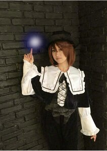Rating: Safe Score: 0 Tags: 1girl brick_wall brown_hair capelet dress index_finger_raised long_sleeves looking_at_viewer short_hair solo souseiseki User: admin