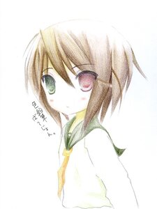Rating: Safe Score: 0 Tags: 1girl blush brown_hair image looking_at_viewer red_eyes serafuku shirt simple_background solo souseiseki striped upper_body white_background white_shirt yellow_neckwear User: admin