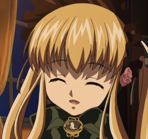 Rating: Safe Score: 0 Tags: 1girl bangs blonde_hair brooch close-up closed_eyes curtains face image long_hair shinku solo User: admin