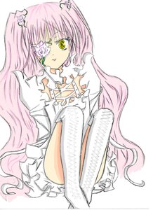 Rating: Safe Score: 0 Tags: 1girl boots dress eyepatch flower frills gloves image kaname_madoka kirakishou long_hair pink_hair rose sitting solo thigh_boots two_side_up ultimate_madoka very_long_hair white_dress white_footwear yellow_eyes User: admin