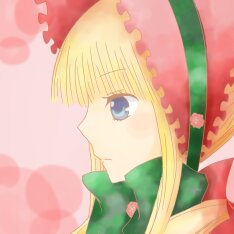 Rating: Safe Score: 0 Tags: 1girl bangs blonde_hair blue_eyes bonnet bow christmas face hat image portrait profile ribbon shinku solo User: admin