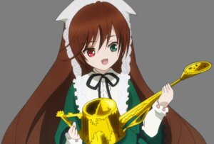 Rating: Safe Score: 0 Tags: 1girl :d brown_hair camera dress frills heterochromia image long_hair long_sleeves looking_at_viewer open_mouth red_eyes ribbon simple_background smile solo suiseiseki very_long_hair User: admin