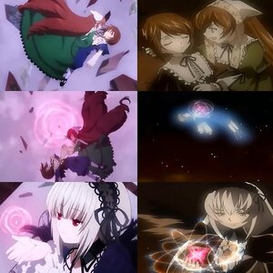 Rating: Safe Score: 0 Tags: black_wings bonnet brown_hair closed_eyes dress flower frills hairband head_scarf headdress heterochromia image long_hair long_sleeves multiple multiple_girls red_eyes ribbon rose shinku short_hair siblings silver_hair souseiseki suigintou suiseiseki tagme wings User: admin