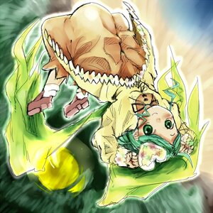 Rating: Safe Score: 0 Tags: 1girl auto_tagged blush brown_footwear dress full_body green_eyes green_hair hat image kanaria long_sleeves looking_at_viewer smile solo white_legwear User: admin