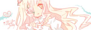 Rating: Safe Score: 0 Tags: 1girl bangs bare_shoulders flower image kirakishou long_hair looking_at_viewer rose signature simple_background solo upper_body very_long_hair white_background User: admin