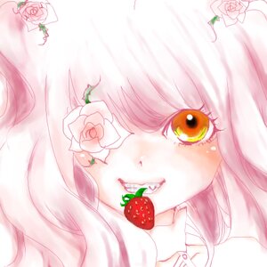 Rating: Safe Score: 0 Tags: 1girl bouquet close-up face flower food fruit image kirakishou long_hair pink_flower pink_hair pink_rose purple_rose red_flower red_rose rose solo strawberry thorns white_flower white_hair white_rose yellow_eyes yellow_rose User: admin
