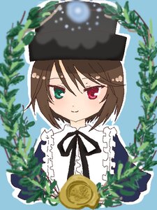 Rating: Safe Score: 0 Tags: 1girl bamboo bangs blurry blurry_foreground blush branch brown_hair closed_mouth depth_of_field dress eyebrows_visible_through_hair flower hat heterochromia image ivy leaf looking_at_viewer neck_ribbon palm_tree plant potted_plant red_eyes ribbon short_hair smile solo souseiseki suiseiseki tanabata tanzaku tree vines watering_can User: admin