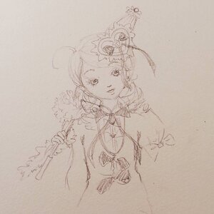 Rating: Safe Score: 0 Tags: 1girl image jewelry kanaria looking_at_viewer monochrome photo sketch solo traditional_media upper_body User: admin