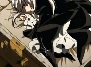Rating: Safe Score: 0 Tags: 1girl brown_hair dress gradient_hair hijiri_byakuren image long_hair long_sleeves lying multicolored_hair solo suigintou User: admin