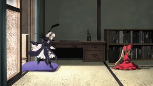 Rating: Safe Score: 0 Tags: 2girls barefoot blonde_hair dress gun image indoors long_hair multiple_girls pair shinku suigintou weapon wings User: admin