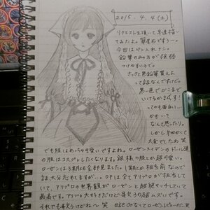 Rating: Safe Score: 0 Tags: 1girl book dress greyscale image long_hair monochrome solo suiseiseki text_focus traditional_media User: admin