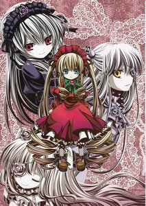 Rating: Safe Score: 0 Tags: 1girl blonde_hair blue_eyes bow dress frills image long_hair looking_at_viewer multiple red_dress red_eyes shinku silver_hair smile tagme yellow_eyes zoom_layer User: admin