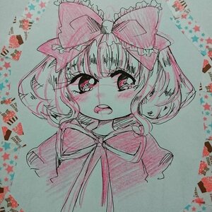 Rating: Safe Score: 0 Tags: 1girl artist_name blush bow crying front_ponytail hair_bow hinaichigo image kagiyama_hina open_mouth photo ribbon shikishi solo star_(symbol) starry_background symbol-shaped_pupils tears traditional_media upper_body User: admin