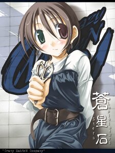Rating: Safe Score: 0 Tags: 1girl belt blush brown_hair cowboy_shot image jewelry long_sleeves looking_at_viewer shirt smile solo souseiseki standing User: admin