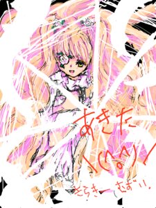 Rating: Safe Score: 0 Tags: 1girl dress image kirakishou long_hair magical_girl open_mouth pink_hair smile solo yellow_eyes User: admin
