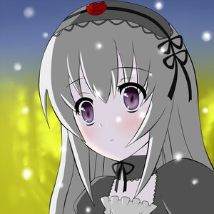 Rating: Safe Score: 0 Tags: 1girl black_dress black_hairband black_ribbon blush choker closed_mouth dress flower full_moon hairband image long_hair looking_at_viewer moon puffy_sleeves ribbon rose solo suigintou User: admin