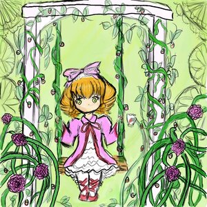 Rating: Safe Score: 0 Tags: 1girl blonde_hair bow dress expressionless flower frills grass green_eyes hair_bow hair_ribbon hina_ichigo hinaichigo image looking_at_viewer pink_bow pink_flower pink_rose plant purple_flower purple_rose red_rose ribbon rose short_hair solo thorns vines yellow_rose User: admin