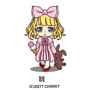 Rating: Safe Score: 0 Tags: 1girl blonde_hair blunt_bangs bow character_name chibi dress food full_body hinaichigo image pantyhose pink_bow pink_dress short_hair smile solo striped stuffed_animal teddy_bear vertical_stripes User: admin