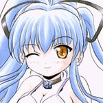 Rating: Safe Score: 0 Tags: 1girl ahoge bangs barasuishou blue_hair blush eyebrows_visible_through_hair hair_ribbon image long_hair looking_at_viewer portrait ribbon simple_background solo User: admin