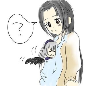 Rating: Safe Score: 0 Tags: 2girls ? blush image kakizaki_megu long_hair multiple_girls solo suigintou wings User: admin