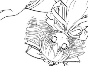 Rating: Safe Score: 0 Tags: 1girl bow dress drill_hair greyscale hinaichigo image long_sleeves looking_at_viewer monochrome ribbon simple_background solo twin_drills white_background User: admin