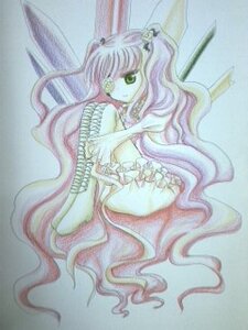 Rating: Safe Score: 0 Tags: 1girl gradient_hair image kirakishou long_hair mermaid monster_girl multicolored_hair pink_hair solo traditional_media very_long_hair wavy_hair User: admin