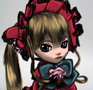Rating: Safe Score: 0 Tags: 1girl blonde_hair bow closed_mouth dress grey_background image long_hair long_sleeves looking_at_viewer photo red_dress shinku simple_background solo twintails upper_body User: admin