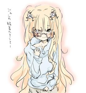 Rating: Safe Score: 0 Tags: 1girl blonde_hair closed_mouth hair_ornament image kirakishou long_hair long_sleeves solo very_long_hair User: admin