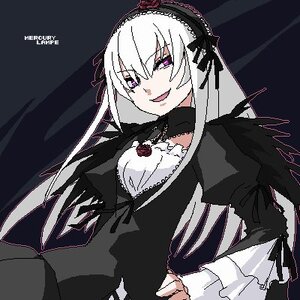 Rating: Safe Score: 0 Tags: 1girl black_dress dress flower frills hairband image lolita_fashion lolita_hairband long_hair long_sleeves looking_at_viewer oekaki open_mouth rose smile solo suigintou very_long_hair wings User: admin