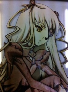 Rating: Safe Score: 0 Tags: 1girl barasuishou blonde_hair crown hair_ribbon image long_hair ribbon solo upper_body User: admin