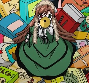 Rating: Safe Score: 0 Tags: 1girl box brown_hair cardboard_box dress green_eyes heterochromia image long_hair red_eyes solo suiseiseki User: admin
