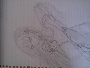 Rating: Safe Score: 0 Tags: 1girl akemi_homura image long_hair long_sleeves looking_at_viewer monochrome sketch solo suigintou traditional_media User: admin