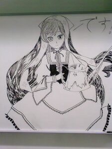 Rating: Safe Score: 0 Tags: 1girl artist_name closed_mouth dress image long_hair long_sleeves looking_at_viewer monochrome photo solo suiseiseki very_long_hair wide_sleeves User: admin