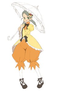 Rating: Safe Score: 0 Tags: 1girl :d baggy_pants blush bow dress drill_hair flower full_body green_eyes green_hair hair_ornament holding holding_umbrella image kanaria long_sleeves looking_at_viewer murasawa_hiroshi open_mouth pants pantyhose pantyhose_under_trousers parasol rozen_maiden shoes simple_background smile solo standing striped striped_legwear twin_drills umbrella white_background white_legwear User: admin