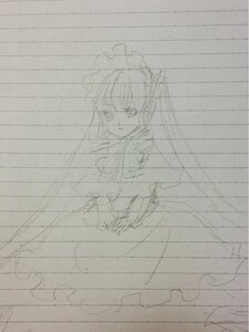 Rating: Safe Score: 0 Tags: 1girl bow hair_bow hair_tubes hakurei_reimu image lineart monochrome shinku sketch solo traditional_media User: admin
