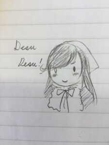 Rating: Safe Score: 0 Tags: 1girl bowtie image long_hair looking_at_viewer monochrome ribbon sketch smile solo suiseiseki swept_bangs traditional_media User: admin