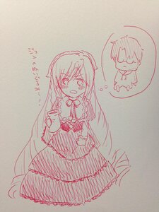 Rating: Safe Score: 0 Tags: 1girl 2girls auto_tagged blush braid chain glasses image long_hair maid maid_headdress monochrome open_mouth solo suiseiseki traditional_media twin_braids very_long_hair User: admin