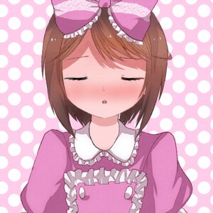 Rating: Safe Score: 0 Tags: 1girl blush bow brown_hair circle closed_eyes color_guide frills hair_bow halftone halftone_background image mushroom pajamas pink_bow polka_dot polka_dot_background polka_dot_bikini polka_dot_bow polka_dot_bra polka_dot_dress polka_dot_legwear polka_dot_panties polka_dot_ribbon polka_dot_skirt polka_dot_swimsuit short_hair solo souseiseki unmoving_pattern upper_body User: admin
