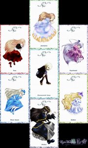 Rating: Safe Score: 0 Tags: 1girl aotenjou barasuishou blonde_hair dress elbow_gloves enju_maiden flower frills garuda gloves keikoutou kiichigo kokuyouseki long_hair multiple multiple_views rose shinabeni sword tagme very_long_hair wavy_hair User: admin