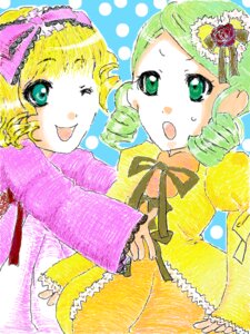 Rating: Safe Score: 0 Tags: 2girls blonde_hair bow drill_hair green_eyes hina_ichigo hinaichigo image kanaria long_sleeves multiple_girls one_eye_closed open_mouth pair pink_bow polka_dot siblings sweatdrop twin_drills twins User: admin