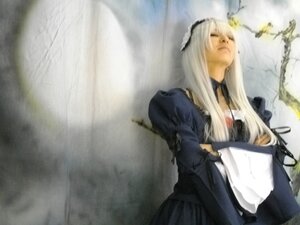 Rating: Safe Score: 0 Tags: 1girl bangs black_dress closed_eyes closed_mouth dress flower holding long_hair long_sleeves outdoors solo suigintou upper_body User: admin
