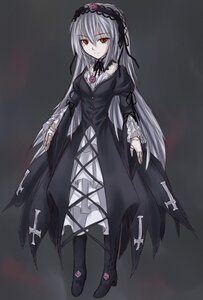 Rating: Safe Score: 0 Tags: 1girl bangs black_background black_dress black_footwear black_legwear closed_mouth cross cross-laced_clothes dress flower frills full_body grey_background hairband image lolita_fashion lolita_hairband long_hair long_sleeves looking_at_viewer pale_skin red_eyes ribbon rose rozen_maiden silver_hair simple_background solo standing suigintou very_long_hair yanphoenix User: admin