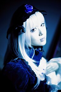 Rating: Safe Score: 0 Tags: 1girl bangs blurry depth_of_field flower lips long_hair pale_skin rose solo suigintou upper_body white_hair User: admin