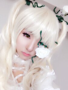 Rating: Safe Score: 0 Tags: 1girl bangs closed_mouth eyelashes face flower kirakishou lips long_hair looking_at_viewer portrait rose solo white_flower white_hair white_rose User: admin