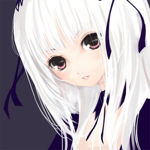 Rating: Safe Score: 0 Tags: 1girl :o akamaru bangs black_ribbon blue_ribbon blush choker collarbone expressionless hair_ribbon head_tilt image lips long_hair looking_at_viewer parted_lips photoshop_(medium) portrait purple_ribbon red_eyes ribbon rozen_maiden simple_background solo suigintou upper_body white_hair User: admin